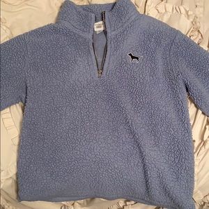 PINK sherpa pullover